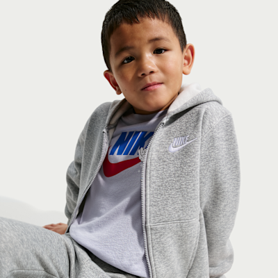 Nike Full-Zip Club Set Little Kids 2-Piece Hoodie Set