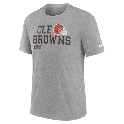 Playera de la NFL Nike para hombre Cleveland Browns Overlap Lockup