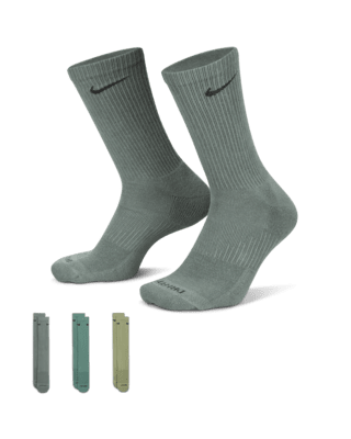 Unisex носки Nike Everyday Plus Cushioned Training Crew Socks (3 Pairs) для тренировок