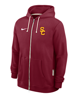 Мужское худи USC Sideline Nike Dri-FIT College Full-Zip Hoodie