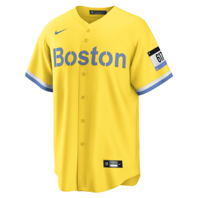 Мужские джерси Rafael Devers Boston Red Sox City Connect