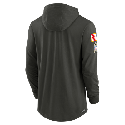 Jacksonville Jaguars Salute to Service Sideline Men’s Nike Dri-FIT NFL Long-Sleeve Hooded Top