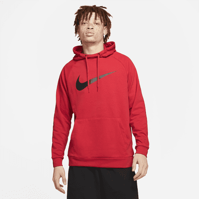 nike dri fit hoodie red