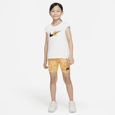 nike biker short set