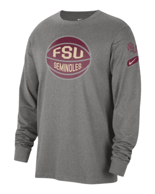 Мужская футболка Florida State Fast Break Nike College Long-Sleeve