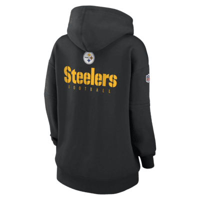 Nike Sideline Club (NFL Pittsburgh Steelers) Women's Pullover Hoodie