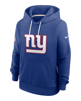 Женское худи New York Giants Sideline Nike Dri-FIT NFL Pullover Hoodie