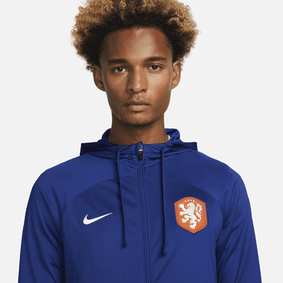 Netherlands Strike Men's Nike Dri-FIT Hooded Football Tracksuit. Nike AU