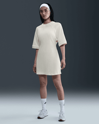 grey nike t shirt dress