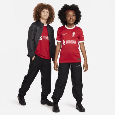 Liverpool FC 2023/24 Stadium Home Big Kids' Nike Dri-FIT Soccer Jersey ...