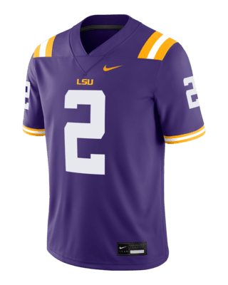 Мужские джерси LSU Tigers Men’s Nike Dri-FIT College Game Jersey