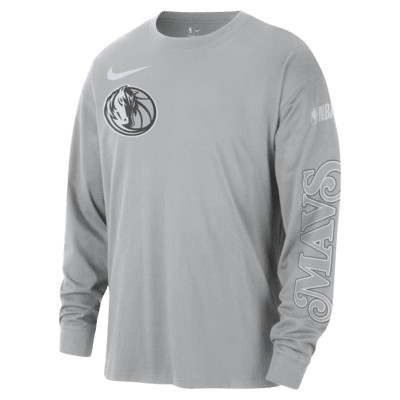 Dallas Mavericks Courtside City Edition Men's Nike NBA Max90 Long-Sleeve T-Shirt