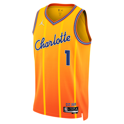 LaMelo Ball Charlotte Hornets City Edition Men's Nike NBA Swingman Jersey