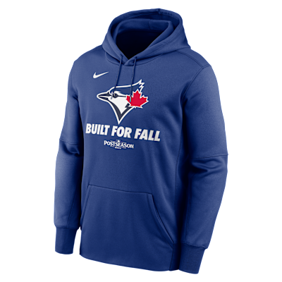 Toronto Blue Jays 2025 Postseason Authentic Collection Men’s Nike Therma MLB Pullover Hoodie