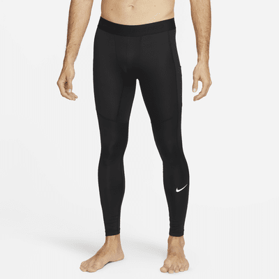 Nike Pro Men's Dri-Fit Tights, Small, Obsidian
