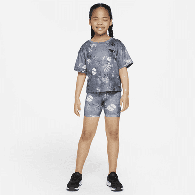 Playera para niños talla pequeña Nike Icon Clash Boxy