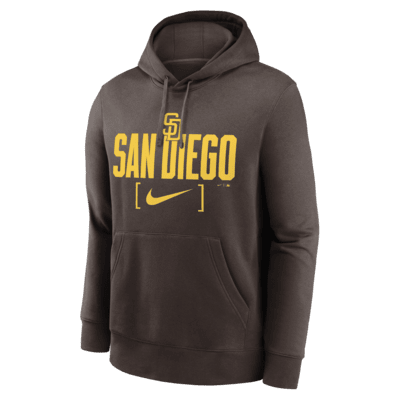 San Diego Padres Club Slack Men's Nike MLB Pullover Hoodie