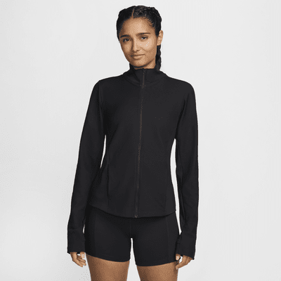 Capa media Dri-FIT de cierre completo para mujer Nike One Rib