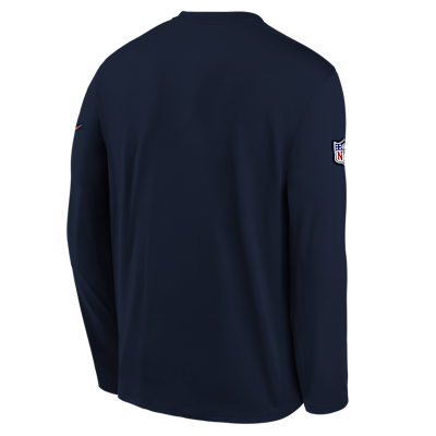 Miami Dolphins Rivalry Sideline Legend Big Kids' Nike Dri-FIT NFL Long-Sleeve T-Shirt