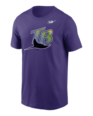 Nike Men's Tampa Bay Rays Cooperstown Black Cool Base Jersey