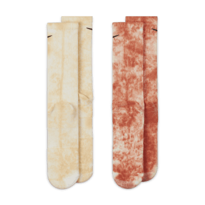 Nike Everyday Plus Calcetas tie-dye acolchadas (2 pares)