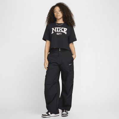 Nike Sportswear ledig kortermet kort T-skjorte til dame