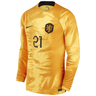 Netherlands National Team 2022/23 Vapor Match Home (Frenkie de Jong) Men's  Nike Dri-FIT ADV Soccer Jersey