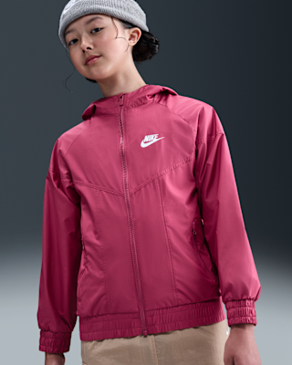 Детская куртка Nike Sportswear Windrunner Big Kids' Hooded Repel для бега