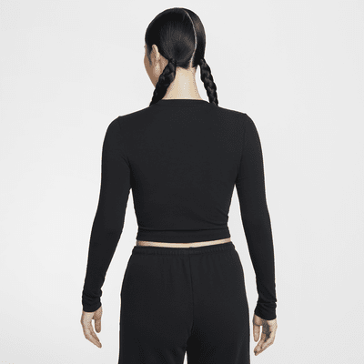 Nike Sportswear Chill Knit Women's Slim Long-Sleeve Cropped Top