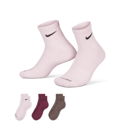 Calcetines de entrenamiento al tobillo (3 pares) Nike Everyday Plus Cushioned