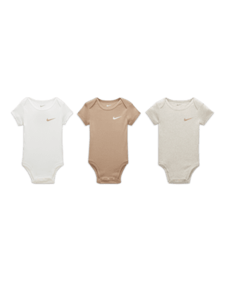 Детские  Nike Mini Me Baby (0-9M) 3-Pack Bodysuits