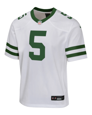 Подростковые джерси Garrett Wilson New York Jets Big Kids' Nike NFL Game Jersey