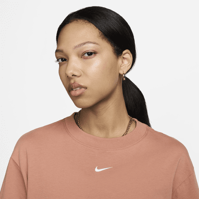 Vestido tipo playera oversized para mujer Nike Sportswear Chill Knit