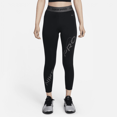 Nike Pro Women's Mid-Rise 7/8 Graphic Leggings