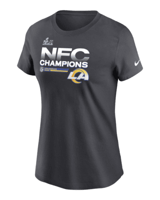 Nike Men's 2021 NFC Champions Trophy Collection (NFL Los Angeles Rams) Long-Sleeve T-Shirt in Black, Size: XL | NPAC06F95Z-001