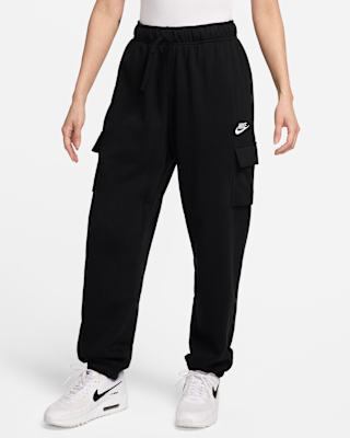 Nike Sportswear Club Fleece Women's Mid-Rise Oversized Cargo Tracksuit  Bottoms. Nike ID