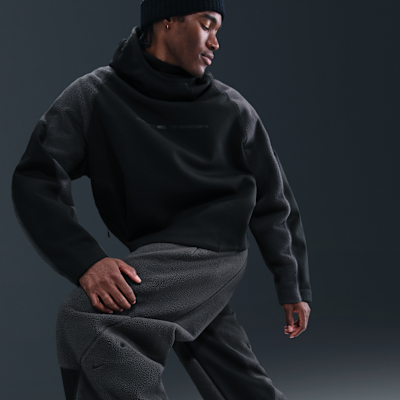 Vævede Nike Tech Boreas-bukser med åben kant til mænd