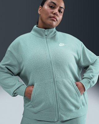 Женская куртка Nike Sportswear Club Fleece Loose Track (Plus Size)