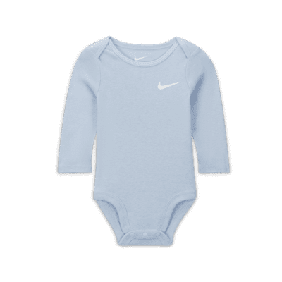 Nike Essentials Baby (0-9M) 3-Piece Bodysuit Set