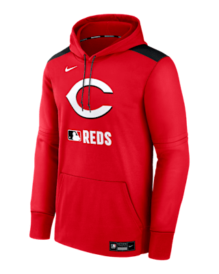 Мужское худи Cincinnati Reds Authentic Collection Nike Therma MLB Pullover Hoodie