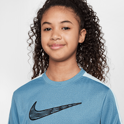 Playera de manga corta Dri-FIT para niños talla grande Nike Trophy23
