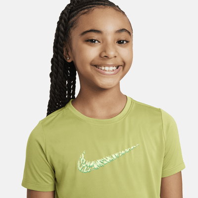 Nike One Big Kids' (Girls') Short-Sleeve Training Top