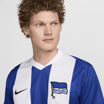 Hertha BSC 2024/25 Stadium Home Nike Replica Fußballtrikot mit Dri-FIT-Technologie für Herren