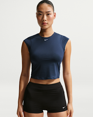 Женская кепка Nike Swim Effortless Essential Cap Sleeve Swim Top