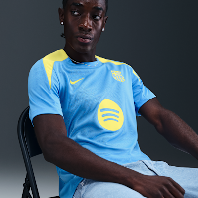 F.C. Barcelona Strike Fourth Men's Nike Dri-FIT Football Short-Sleeve Top