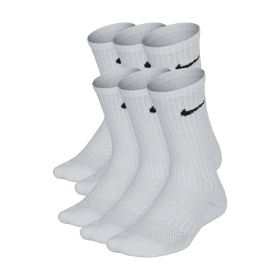 Nike Everyday Kids' Cushioned Crew Socks (6 Pairs). Nike.com