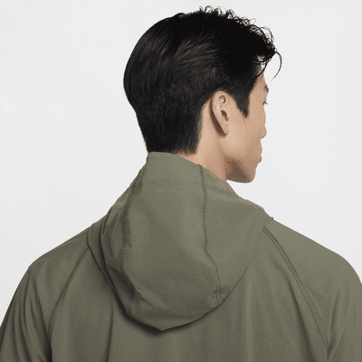 เสื้อแจ็คเก็ตซิปยาวแบบทอผู้ชาย Nike Tech Windrunner