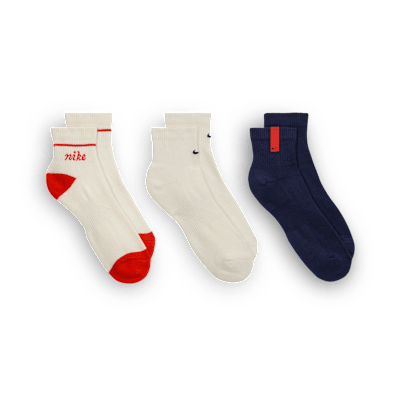 Nike Everyday Plus Calcetines hasta el tobillo acolchados (3 pares)