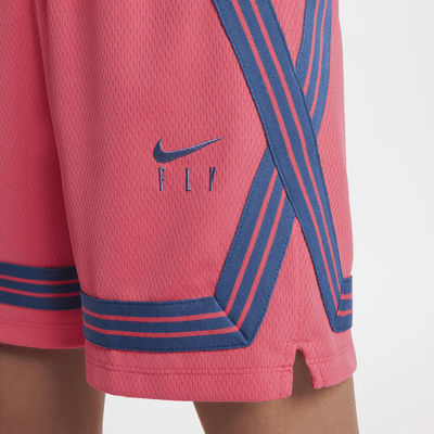 Shorts de básquetbol para niña talla grande Nike Fly Crossover