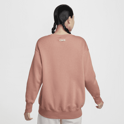 Nike Sportswear Phoenix Fleece Women's Oversized Crew-Neck Logo Sweatshirt